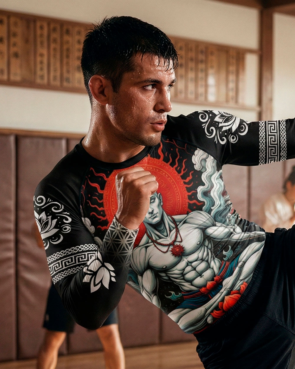 REMERA DE LYCRA remeras de lycra para artes marciales